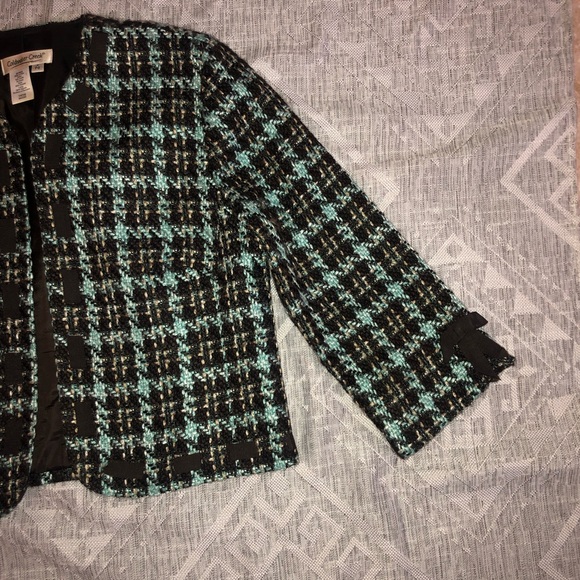 Coldwater Creek Tweed Design Blazer - Picture 4 of 8